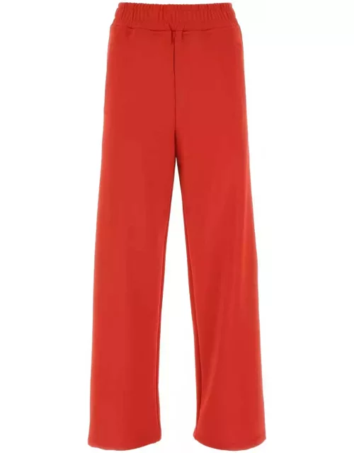 J.W. Anderson Red Stretch Polyester Pant