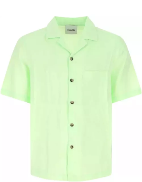 Nanushka Pastel Green Modal Blend Shirt
