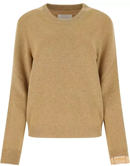 Maison Margiela Melange Mustard Wool Blend Sweater