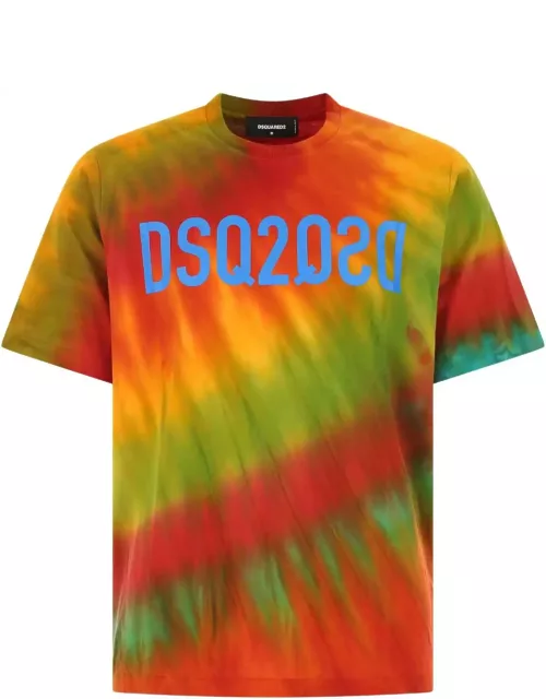Dsquared2 Multicolor Cotton T-shirt