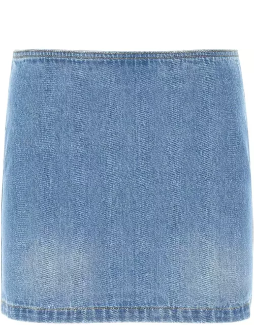 Versace Denim Mini Skirt