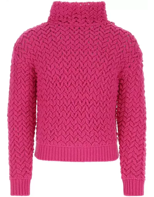 Valentino Garavani Pink Pp Wool Sweater