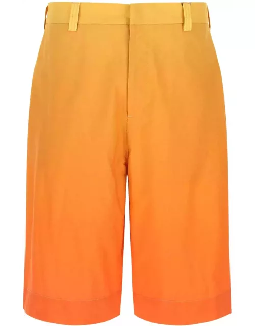 Etro Multicolor Cotton Bermuda Short