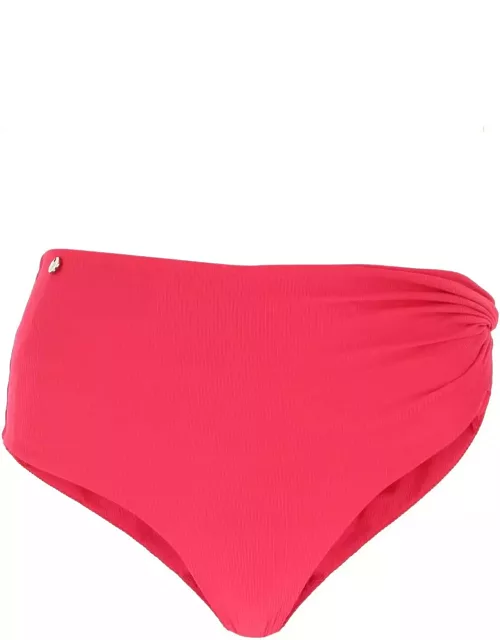 The Attico Fuchsia Stretch Nylon Bikini Botto