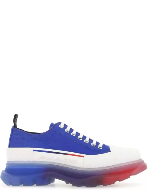 Alexander McQueen Multicolor Canvas Tread Slick Sneaker