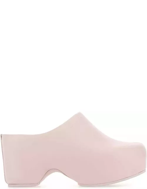 Givenchy Pastel Pink Leather G Clog Mule
