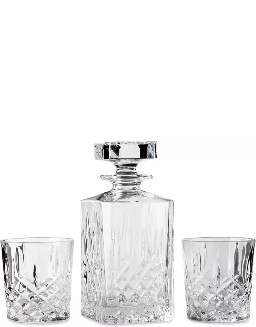 Markham Square Decanter & Two Double Old-Fashioned Glasse