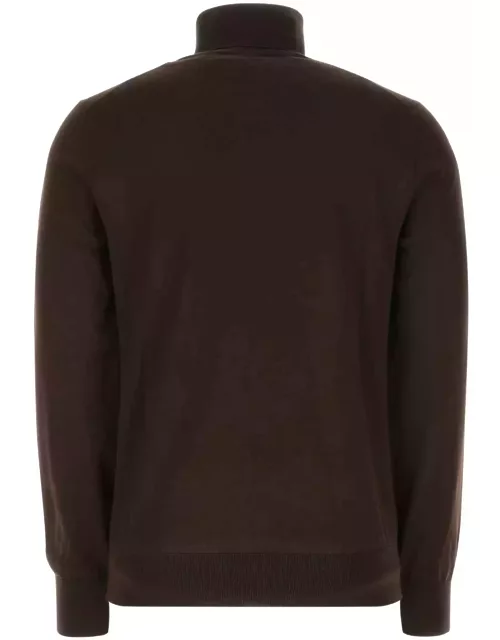 Dolce & Gabbana Dark Brown Cashmere Blend Sweater