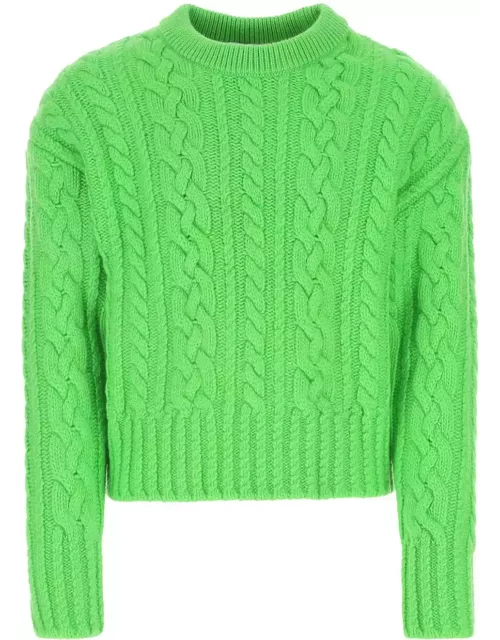 Ami Alexandre Mattiussi Green Wool Sweater