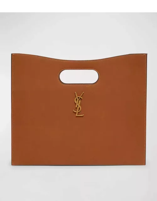 Le Carre YSL Top-Handle Bag in Leather