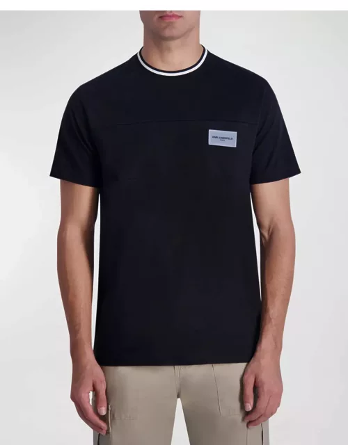 Men's Contrast-Collar T-Shirt