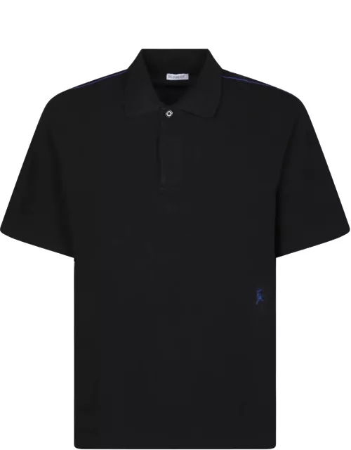 Burberry Logo Embroidered Short Sleeved Polo Shirt