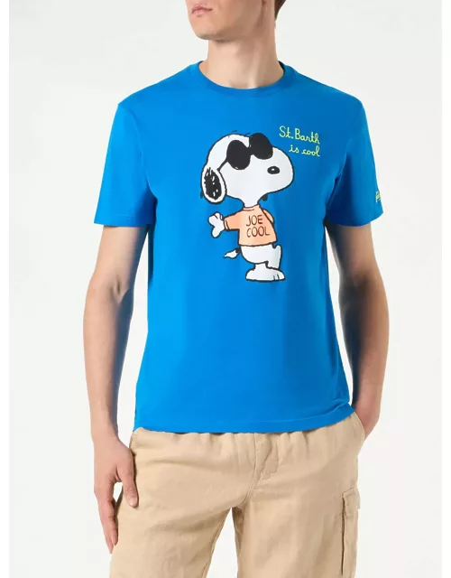 MC2 Saint Barth Man Cotton T-shirt With Snoopy Print Snoopy - Peanuts Special Edition