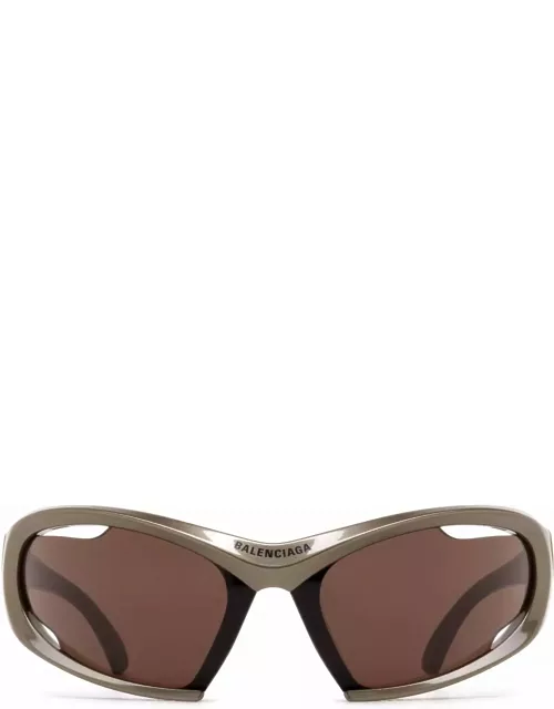 Balenciaga Eyewear Logo Detail Biker Sunglasse