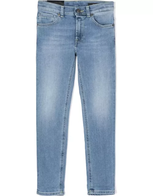 Dondup Denim Skinny Jeans In Medium Blue