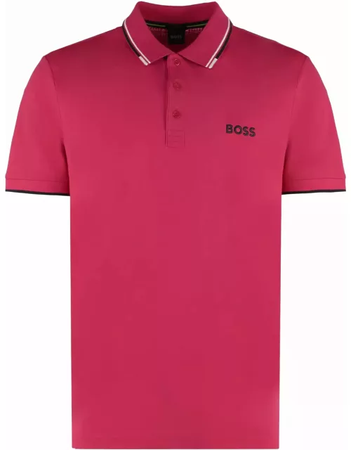 Hugo Boss Stretch Cotton Piqué Polo Shirt