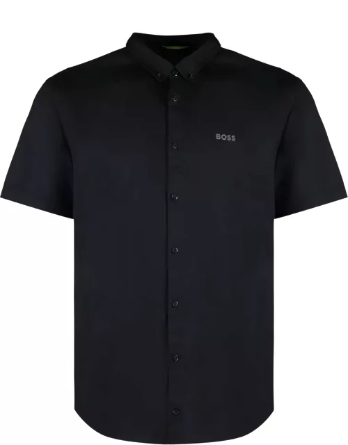 Hugo Boss Short Sleeve Stretch Cotton Shirt
