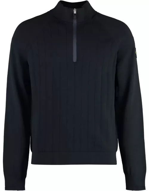 Hugo Boss Cotton Blend Turtleneck Sweater