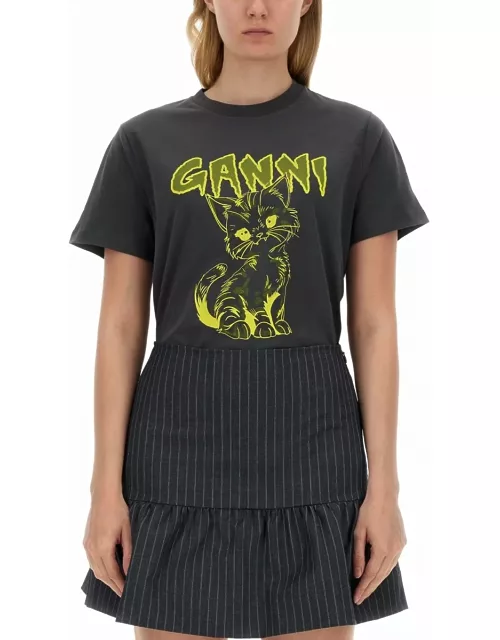 Ganni T-shirt cat