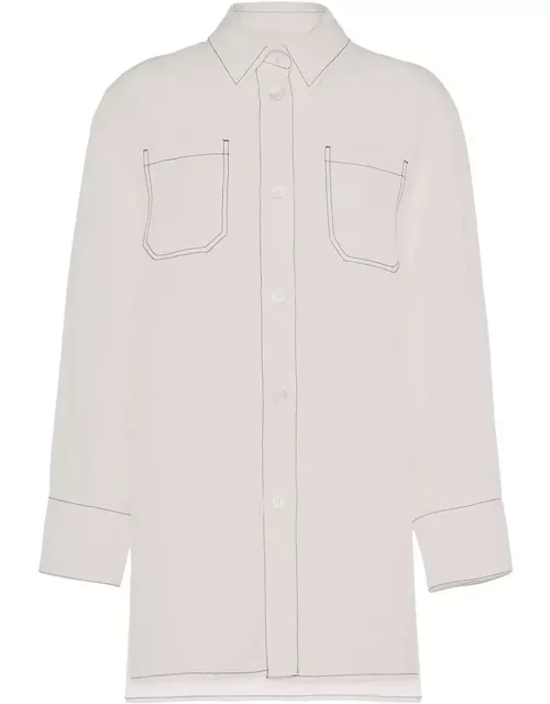 'S Max Mara Buttoned Long-sleeved Top