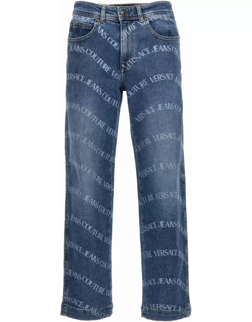 Versace Jeans Couture Logo Print Jean