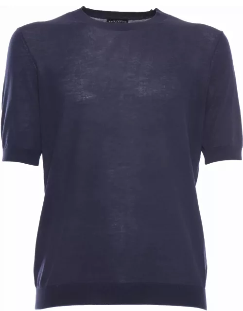 Ballantyne Blue Knit T-shirt