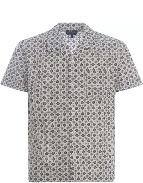 A.P.C. Pattern-printed Short-sleeved Shirt