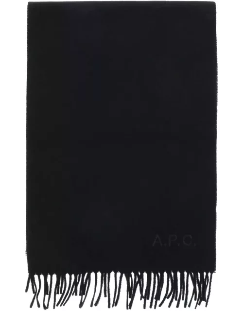 A.P.C. Ambroise Embroidered Scarf
