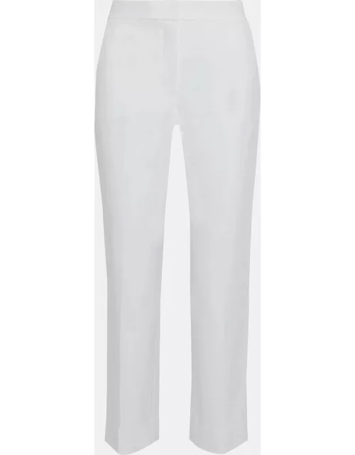 Diane Von Furstenberg White Stretch Pants L (US 8)