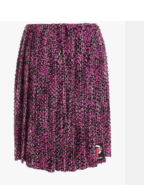 Prada Multicolor Wool Knee Length Skirt S (IT 38)