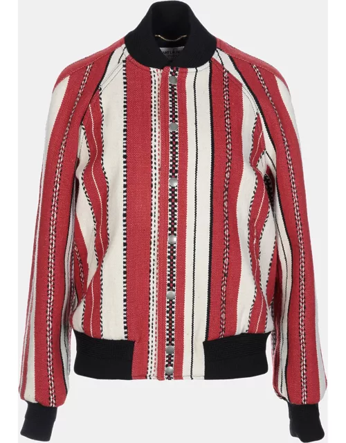 Saint Laurent Multicolor Striped Wool Jacket