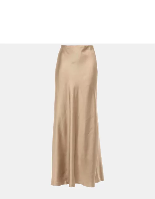 Zimmermann Gold Viscose Maxi Skirt