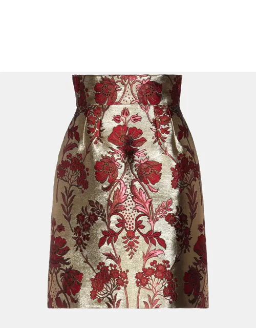 Dolce & Gabbana Polyester Midi Skirt