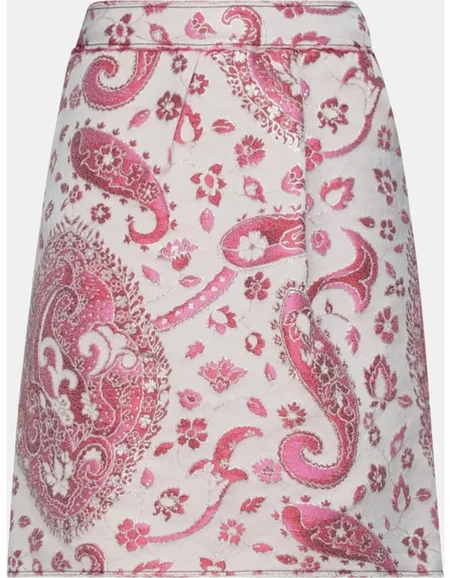 Marni Pink Jacquard Skirt