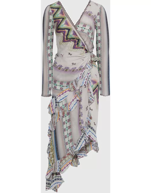 Etro Silk Knee Length Dress