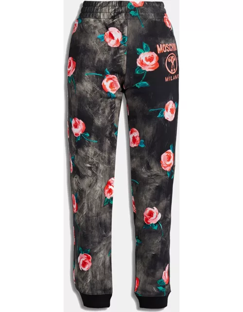 Moschino Couture Multicolor Printed Sweatpants L (IT 44)