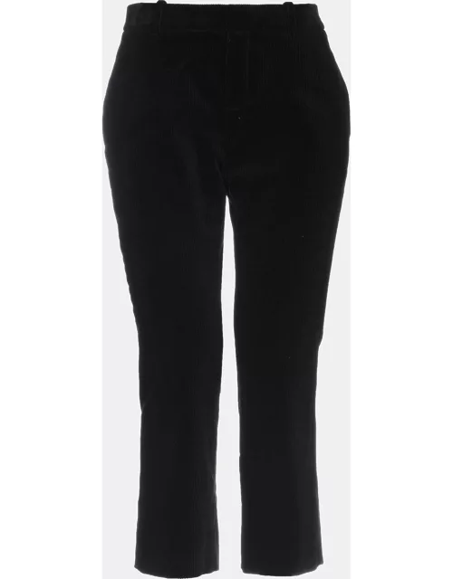 Saint Laurent Black Corduroy Pants L (FR 40)