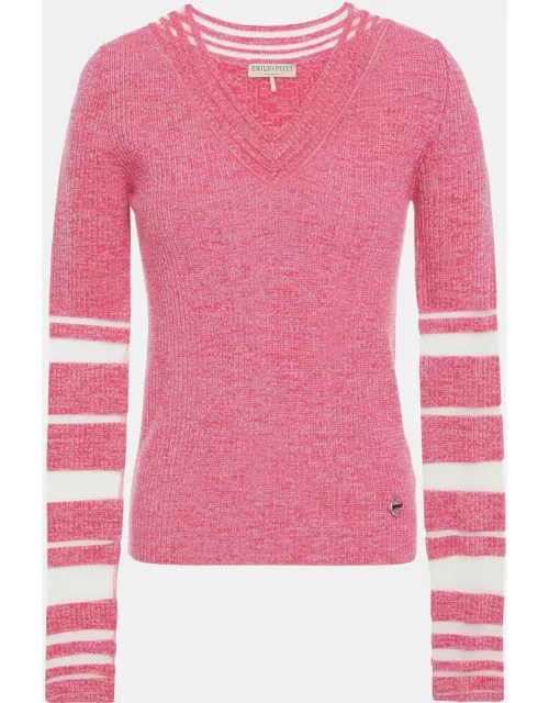 Emilio Pucci Virgin Wool V-Neck Sweater