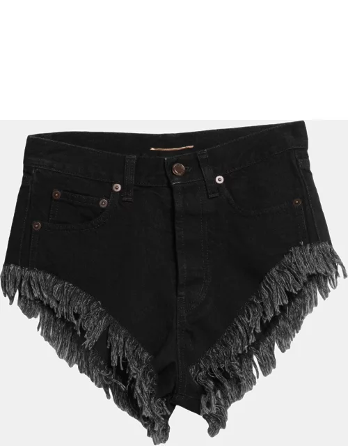 Saint Laurent Cotton Denim shorts