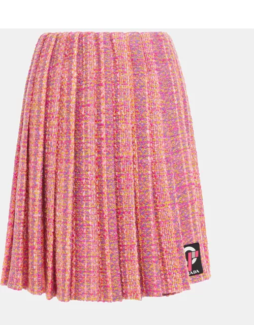 Prada Virgin Wool Knee Length Skirt