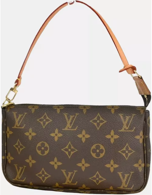 Louis Vuitton Canvas Pochette Accessoires Shoulder Bag