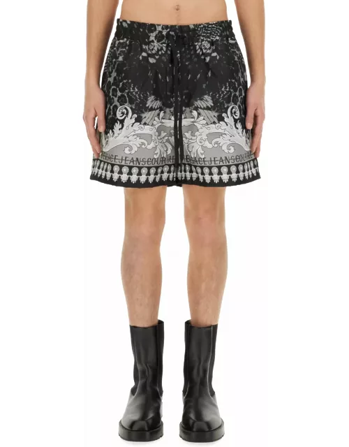 Versace Jeans Couture Bermuda Shorts With Print