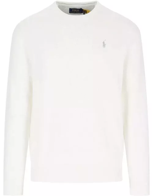 Polo Ralph Lauren Pony Embroidered Crewneck Knitted Jumper