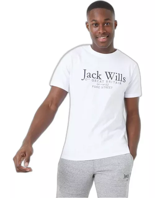 Jack Wills Carnaby Logo T-Shirt - White