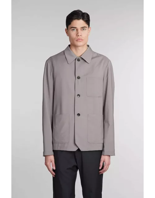 Barena Visal Shirt In Grey Woo