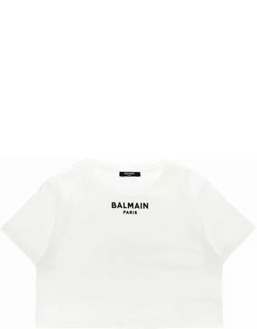 Balmain Logo Embroidery T-shirt