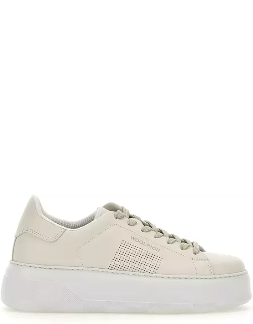 Woolrich chunky Court Leather Sneaker