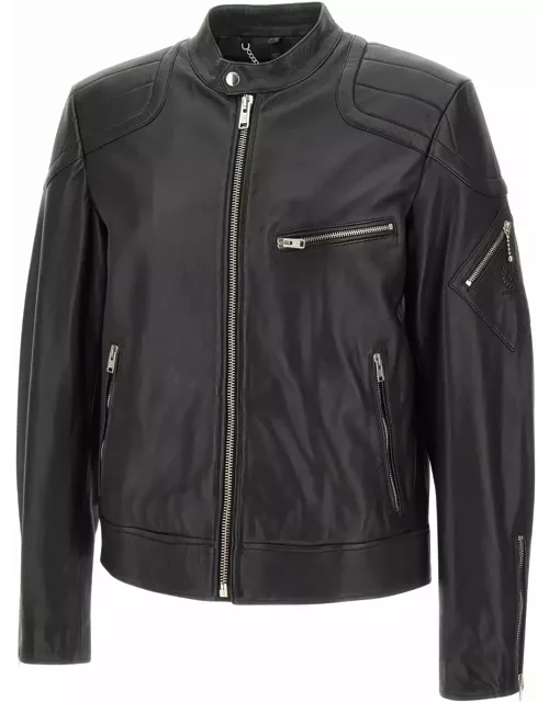 Belstaff t Racer Cheviot Leather Jacket