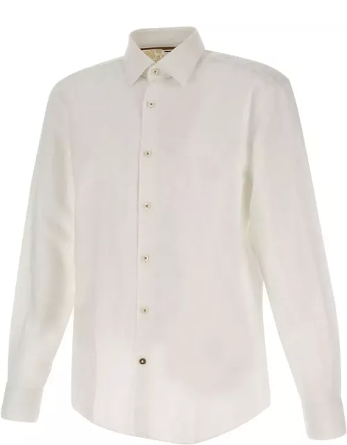 Hugo Boss c-hal-kent Cotton And Linen Shirt
