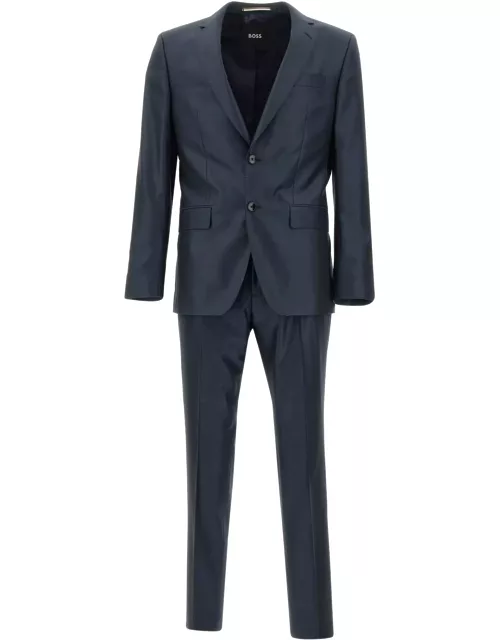 Hugo Boss Fresh Wool And Silk Two-piece Suit